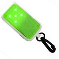 Green Clip-on Rectangle Light Up Reflector
